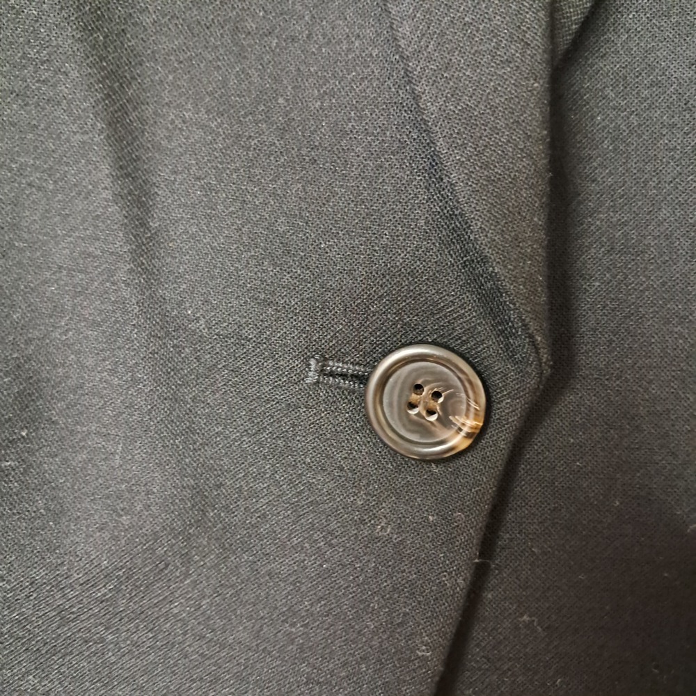 J. Crew Parke Blazer Jacket Women's 6 Black Wool Blend Single Button Work Career - Picture 5 of 12